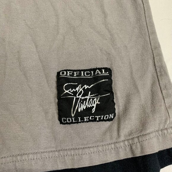 VTG 90s Y2K Rare FUBU The Collection Layered T-Shirt Mens Older Brother Core - Picture 4 of 12